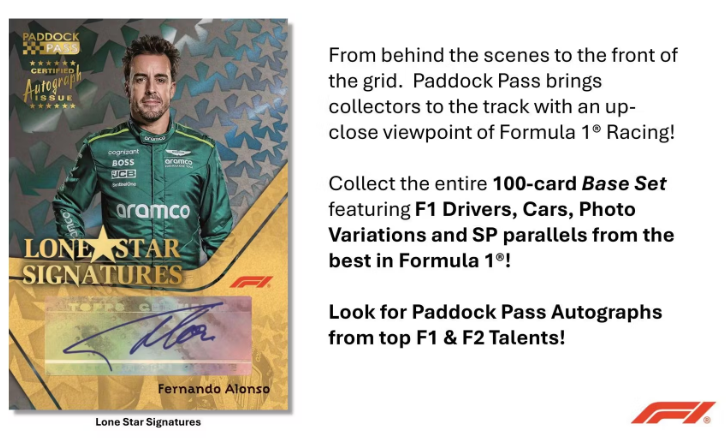 2024 Topps Paddock Pass F1 Formula 1 Blaster Box