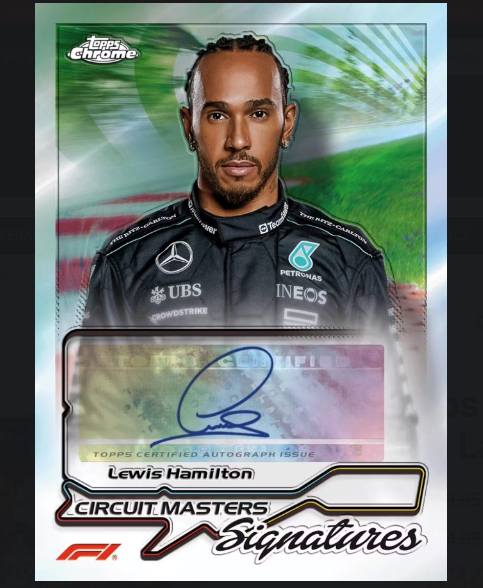 2024 Topps Chrome F1 Formula 1 Qualifying Lap Hobby Box