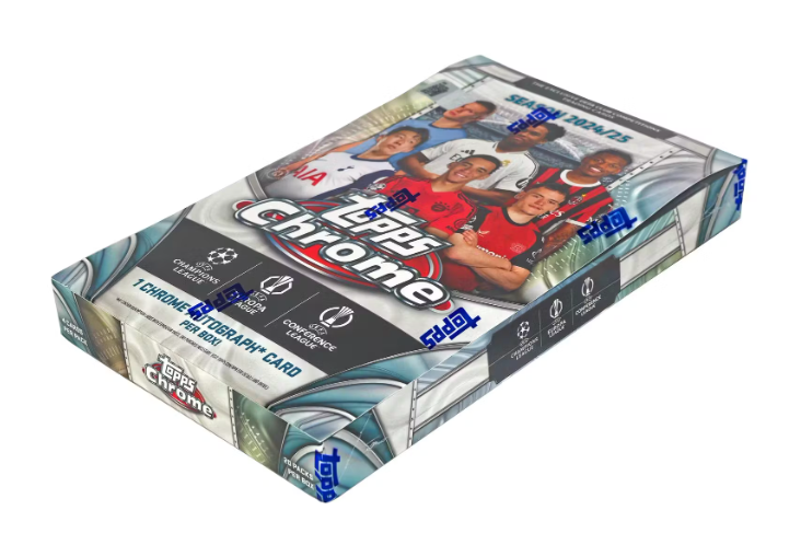 2024/25 Topps Chrome UEFA Club Competitions Soccer Hobby Box