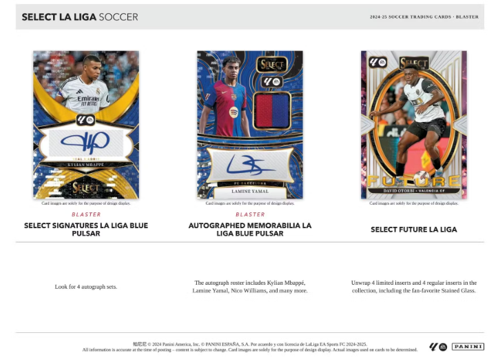 2024/25 Panini Select La Liga Soccer 6-Pack Blaster Box