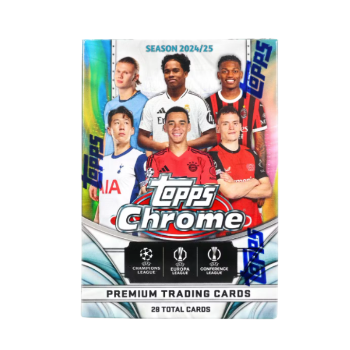 2024/25 Topps Chrome UEFA Club Competitions Soccer Blaster Box