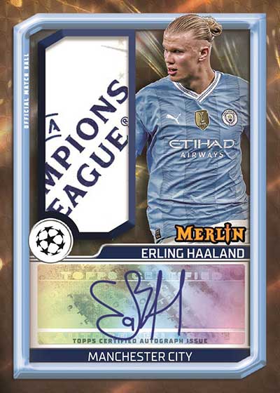 2023/24 Topps Chrome Merlin UEFA Club Competitions Blaster Box