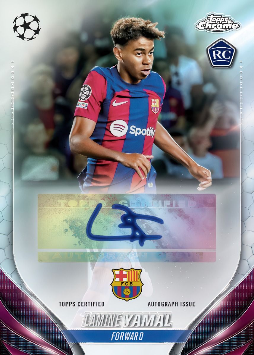 2023-24 Topps Chrome UEFA Club Competitions Blaster Box