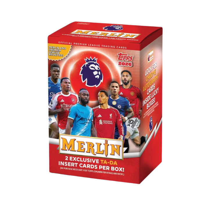25/26 Topps Merlin Premier League EPL Soccer Blaster Box