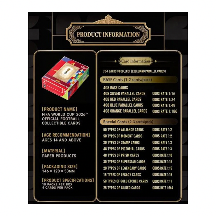 2026 Panini x Kayou FIFA World Cup Soccer Standard Hobby