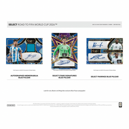 2025/26 Panini Select Road to FIFA World Cup Soccer Blaster Box