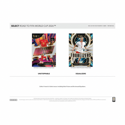 2025/26 Panini Select Road to FIFA World Cup Soccer Blaster Box