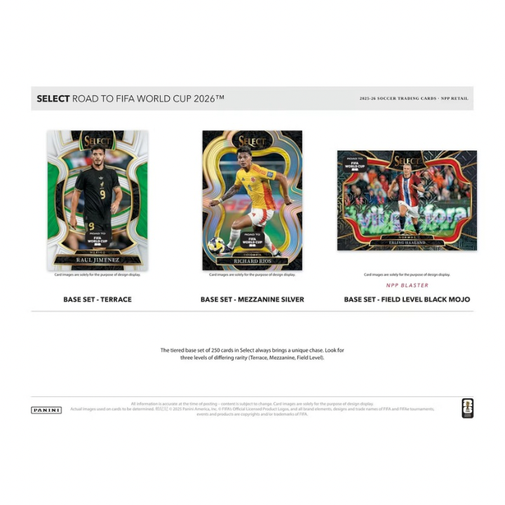 2025/26 Panini Select Road to FIFA World Cup Soccer Blaster Box