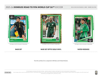 25/26 Panini Donruss Road to FIFA World Cup Soccer Blaster Hobby Box