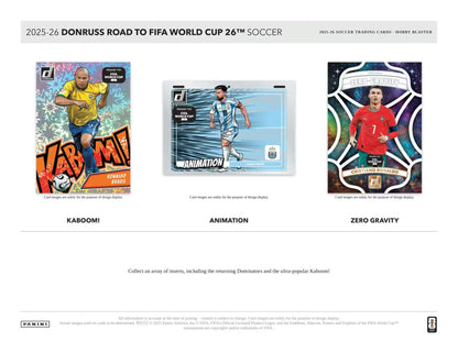 25/26 Panini Donruss Road to FIFA World Cup Soccer Blaster Hobby Box