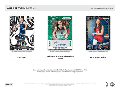 2025 Panini Prizm WNBA Basketball Blaster Box (Ice Prizm)
