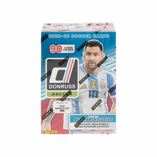 PRE-ORDER 2025/26 Panini Donruss Road to FIFA World Cup Soccer Blaster Box