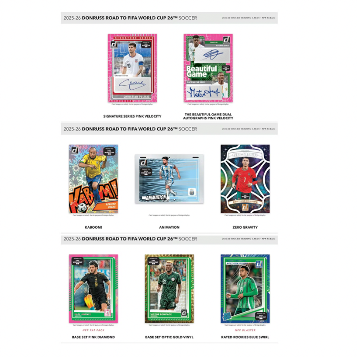 2025/26 Panini Donruss Road to FIFA World Cup Soccer Blaster Box