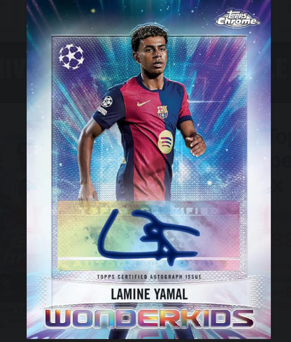 2024/25 Topps Chrome UEFA Club Competitions Soccer Blaster Box