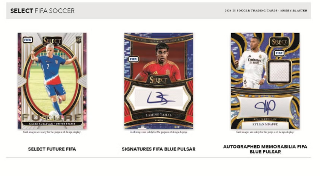 2024/25 Panini Select FIFA Soccer Hobby Blaster Box