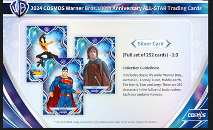 Cosmos Warner Brothers 100th Anniversary Trading Cards Hobby Box (Kakawow 2024)