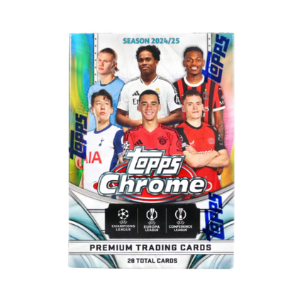2024/25 Topps Chrome UEFA Club Competitions Soccer Blaster Box