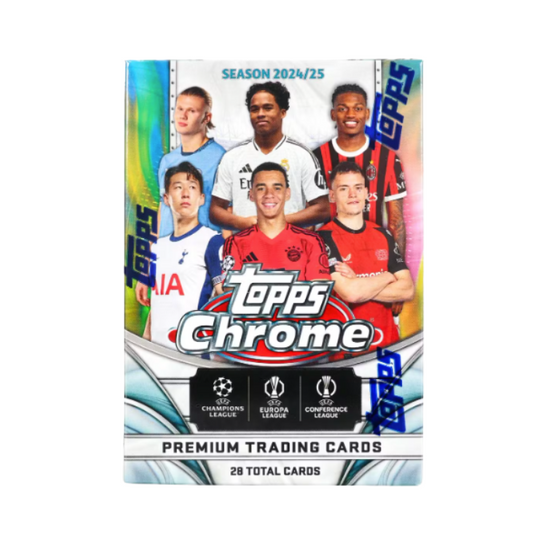 2024/25 Topps Chrome UEFA Club Competitions Soccer Blaster Box