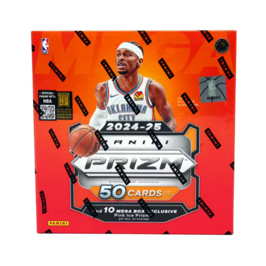 2024/25 Panini Prizm Basketball Mega Box - Pink Ice Prizms
