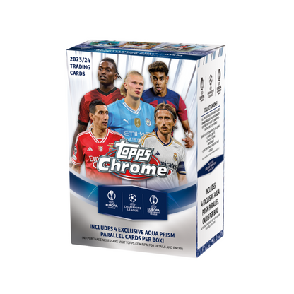 2023-24 Topps Chrome UEFA Club Competitions Blaster Box