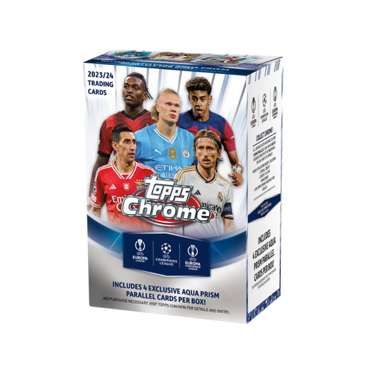 2023-24 Topps Chrome UEFA Club Competitions Blaster Box