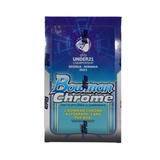 2022 Bowman Chrome Road to UEFA Under-21 European Championship Soccer Hobby Box